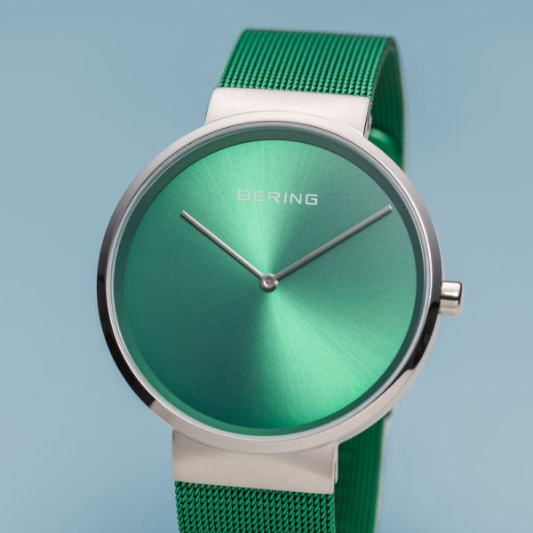 BERING Unisex Armbanduhr Classic silber poliert/gebürstet 14539-808 NEU