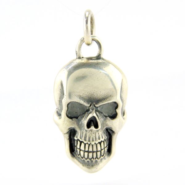 JJJ LA Anhänger "BIG SILVER SKULL" großer Totenschädel in 925er Silber Herren NEU