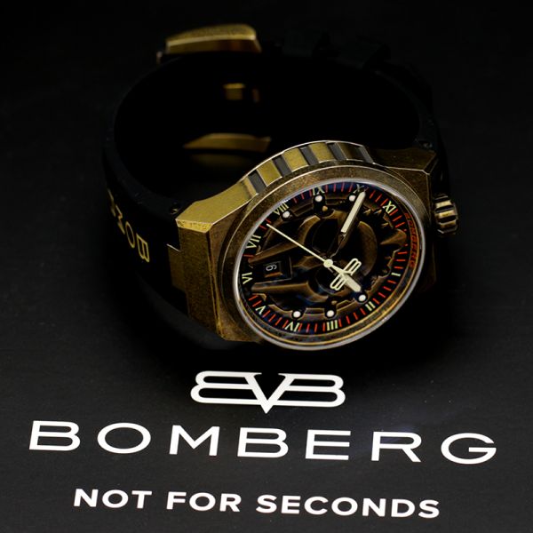 BOMBERG BOLT-68 NEO SPARTACUS - 43 mm Edelstahl PVD bronce BF43H3PBR.02-2.12 NEU