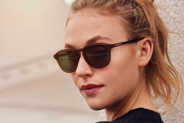 Lilienthal Berlin Sonnenbrille Schönhauser Brown Glossy Green S03-A05S-01Z NEU