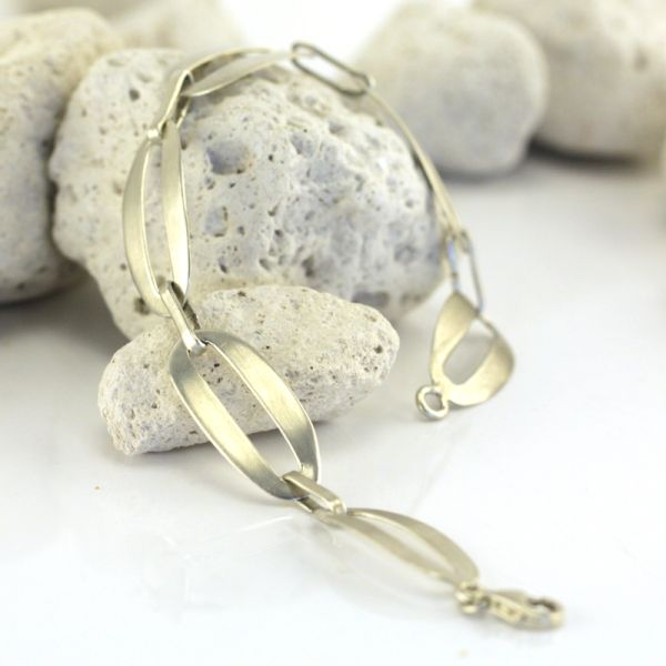 Silber Armband Gliederarmband 925er Silber 180 mm (134)