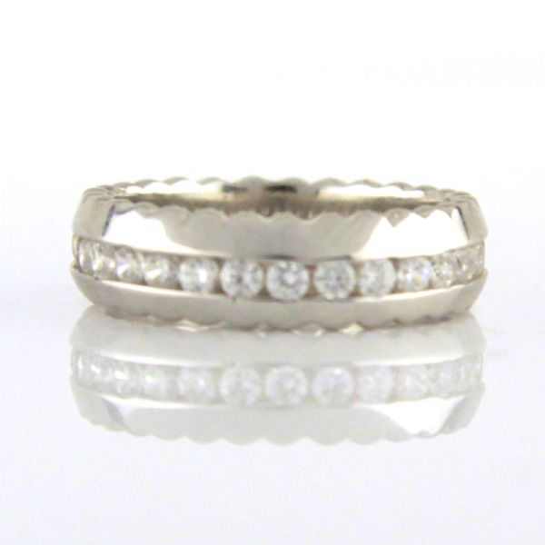 GOOIX Memoire Damen Ring 925er Sterling Silber weiße Zirkonia GR 52 NEU