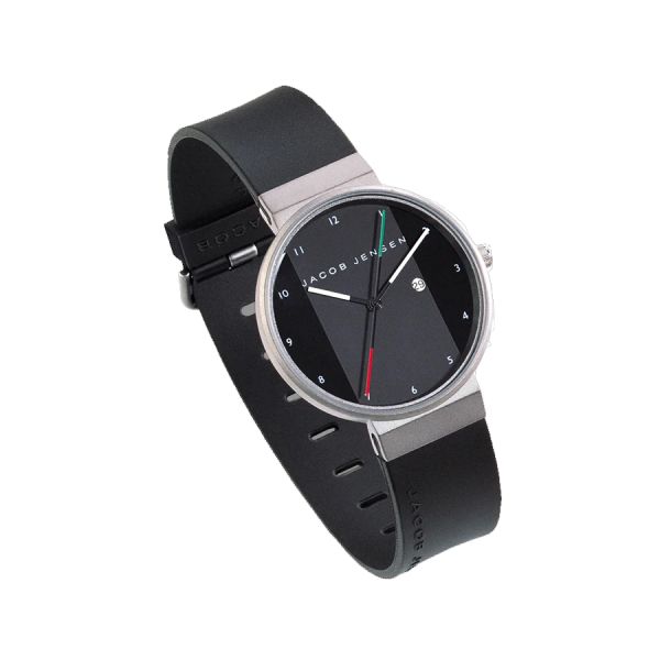 JACOB JENSEN UNISEX Armbanduhr NEWLINE PREMIUM TITANIUM 645 Ø 35 mm NEU