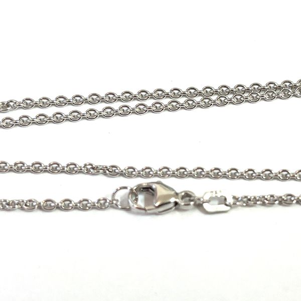Ankerkette 750er Weißgold 1,7 mm Länge 55 cm NEU