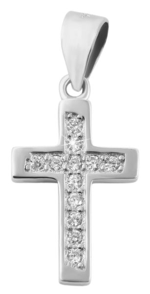 Anhänger Kreuz "Ritan" 925er Silber rhodiniert Zirkonia 5310109-001 NEU