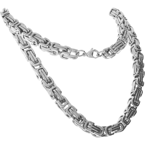 Königskette Chirurgenstahl 316L hochglanz 60 cm 8 mm NEU