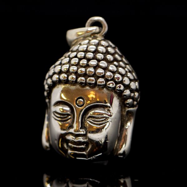 Anhänger "BUDDHA" 925er Silber 22 x 40 mm NEU