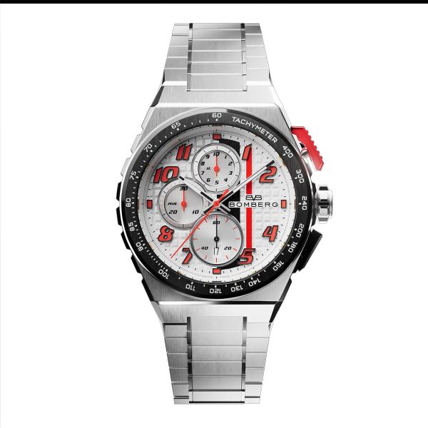 BOMBERG APEX WR Edelstahl Quarz Chronograph NT42CHSP.01-1.12 NEU