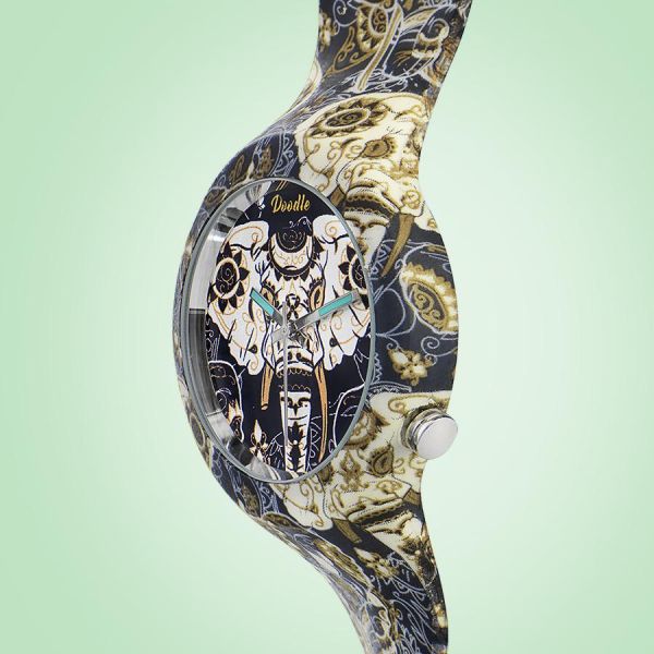 Doodle Uhr ASIAN ELEPHANT DOODLE WATCH DOOR002 NEU