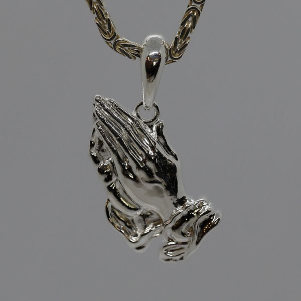 Anhänger betende Hände 925er Silber ca.22x 50 mm NEU