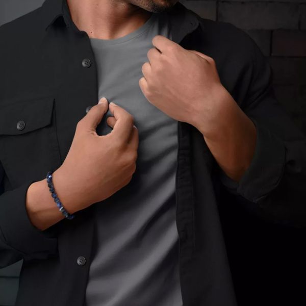 Rebel & Rose Armband "Midnight Blue Vintage" 8 mm RR-80096-V-L 19 cm NEU