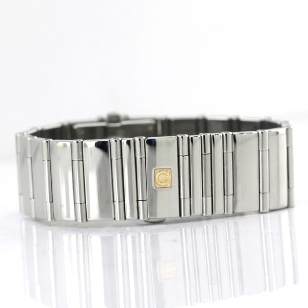 Omega Constellation Damen Armbanduhr Edelstahl Diamant Besatz Quarz Ref. 15287600 (7294)