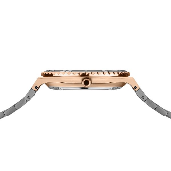 BERING Damen Armbanduhr Arctic Sailing rose gold grau poliert/gebürstet 18936-769 NEU