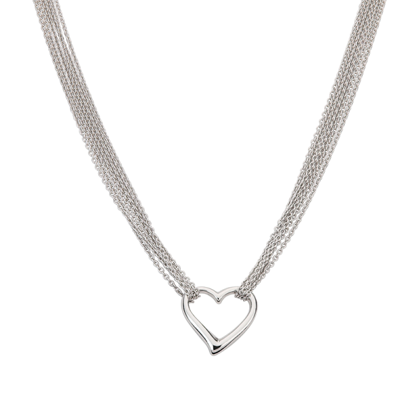 Collier "HEART" 925er Silber rhodiniert 45 cm PR9066C NEU
