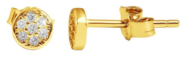 Ohrstecker "Romy" 925er Silber vergoldet Zirkonia 5300222-003 NEU