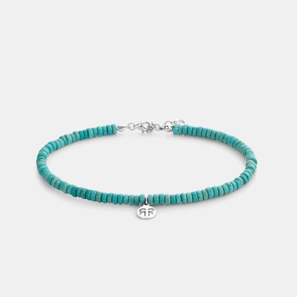 Rebel & Rose Fußkettchen "Anklet Slices Turquoise" RR-AK005-S-S NEU
