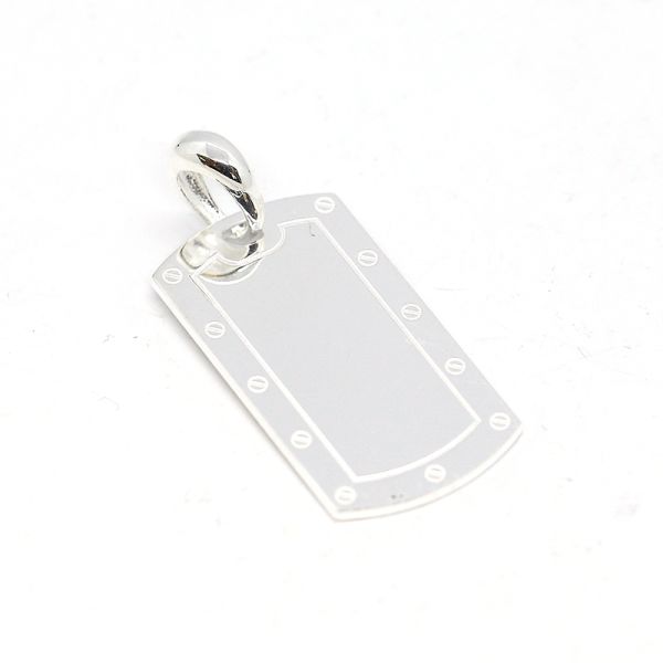 Anhänger DogTag 925er Silber ca. 23,5 x 55 mm NEU