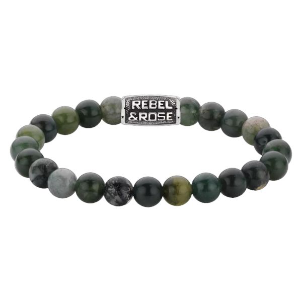 Rebel & Rose Armband "The Secret Garden Vintage" 8 mm RR-80098-V-L 19 cm NEU