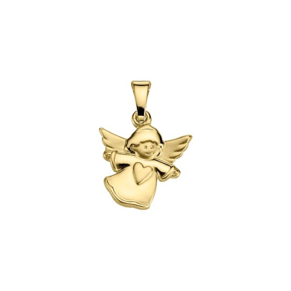 Anhänger "ENGEL" 333 er Gelbgold 12 x12 mm BAH300375 NEU