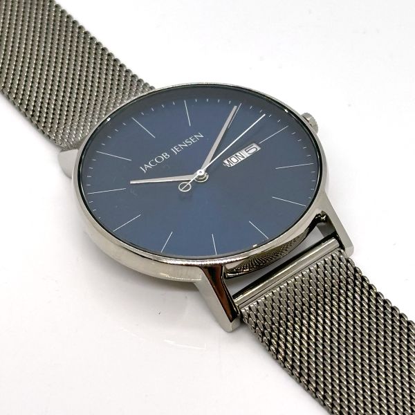 JACOB JENSEN Herren Armbanduhr TIMELESS NORDIC CONTEMPORARY Titan 167 Ø 40 mm NEU