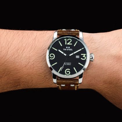 TW STEEL MS15 Maverick 45 mm Edelstahl Automatik NEU