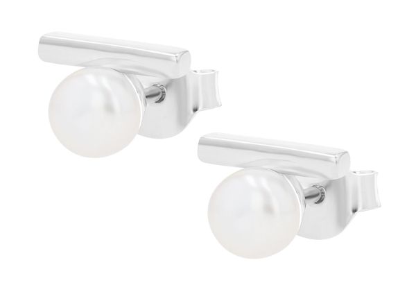 Ohrstecker "Norali" Stab Perle 925er Silber rhodiniert 5300476-001 NEU