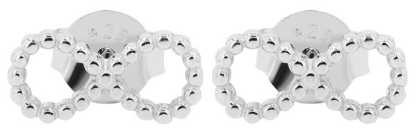 Ohrstecker "Leonela" Infinity 925er Silber rhodiniert Zirkonia 5300492-001 NEU