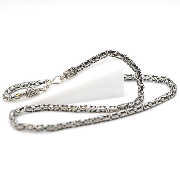 Königskette Rund 925er Silber 3,9 mm / 52 cm Top