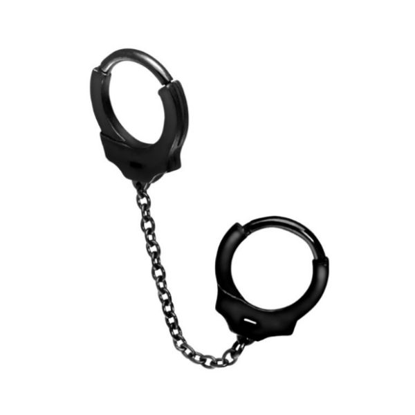 Segment Clicker "Handschellen" Chirurgenstahl 316L Schwarz SLX2151-SW NEU