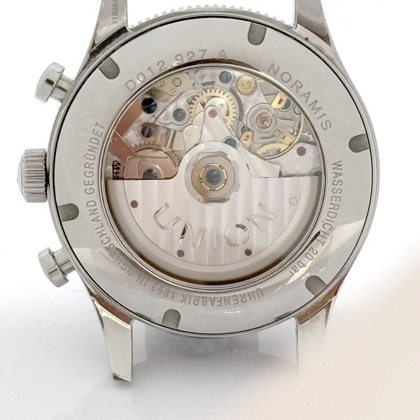 UNION Glashütte Noramis Chronograph Automatic Ref. D012.927A Box und Papiere aus 04/24 (32466)