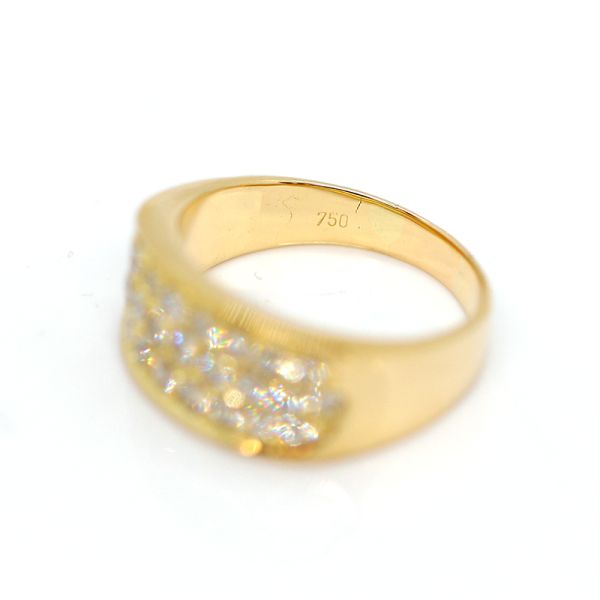Gelbgold Brillant Ring 750er Ringgröße 54 (32788)