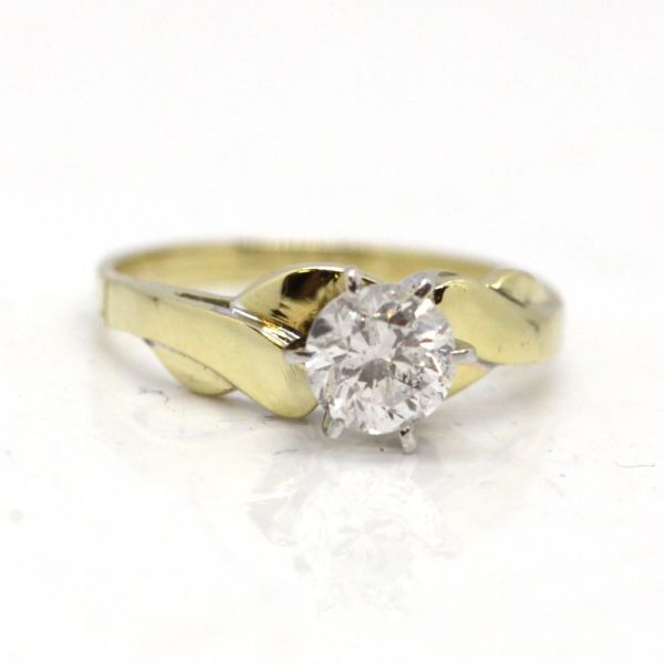 Solitär Diamant Ring 585er Gelbgold ca. 1,00 Ct Diamant im Brillantschliff Pi3 GR 56 (10840)