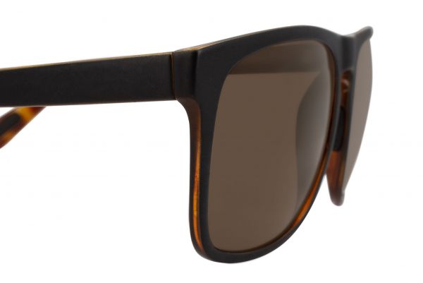 Lilienthal Berlin Sonnenbrille Tempelhofer Black Matte Tortoise Brown S02-G02M-03Z NEU