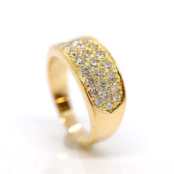 Gelbgold Brillant Ring 750er Ringgröße 54 (32788)