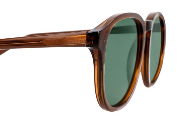 Lilienthal Berlin Sonnenbrille Schönhauser Brown Glossy Green S03-A05S-01Z NEU