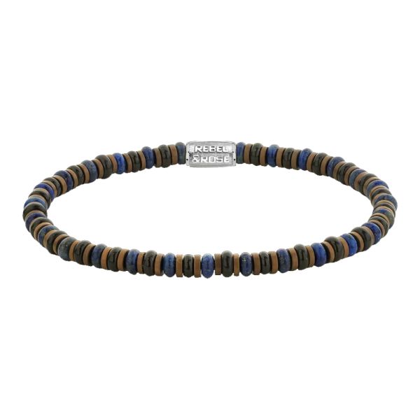 Rebel & Rose Armband "Slices" - Mixed Blue 17,5 cm RR-40179-S-M NEU