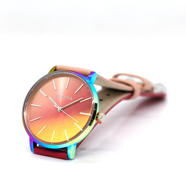 Adora Damen Armbanduhr "Rainbow" Edelstahl AT5590 NEU