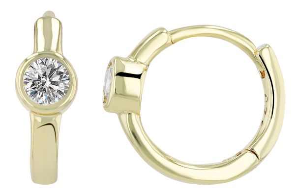 Creolen "Mexine" 925er Silber vergoldet Zirkonia 5300688-006 NEU