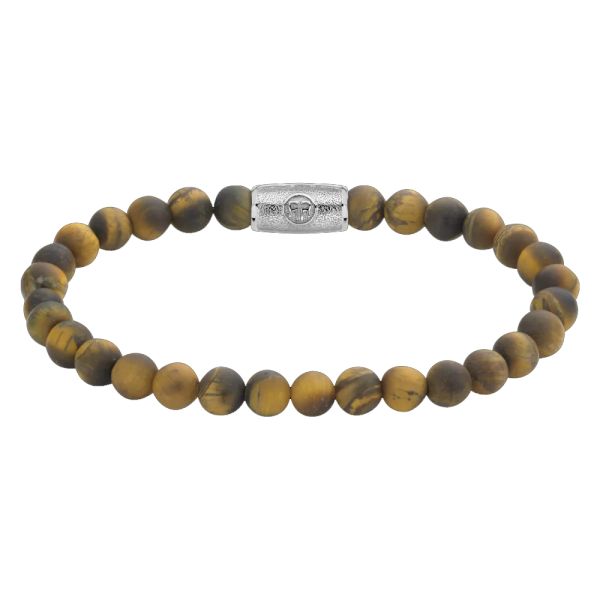 Rebel & Rose Armband "Matt Tiger Lily" 6 mm RR-60083-S-L 19 cm NEU