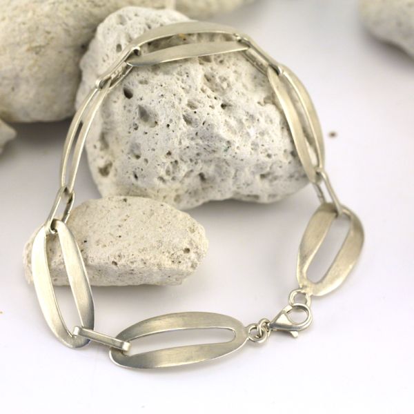 Silber Armband Gliederarmband 925er Silber 180 mm (134)