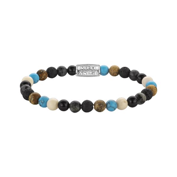 Rebel & Rose Armband "Summer Breeze" 6 mm RR-60131-S-S 16,5 cm NEU