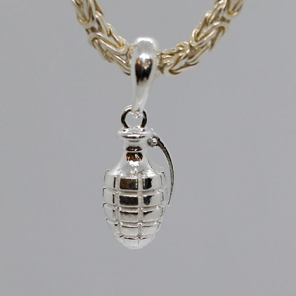 Anhänger Granate 925er Silber ca. 10 x 33 mm NEU