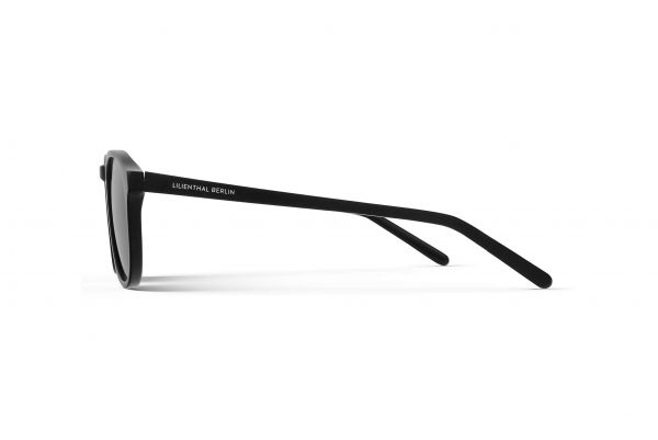 Lilienthal Berlin Sonnenbrille Schönhauser Black Matte Gray S03-A01M-02Z NEU