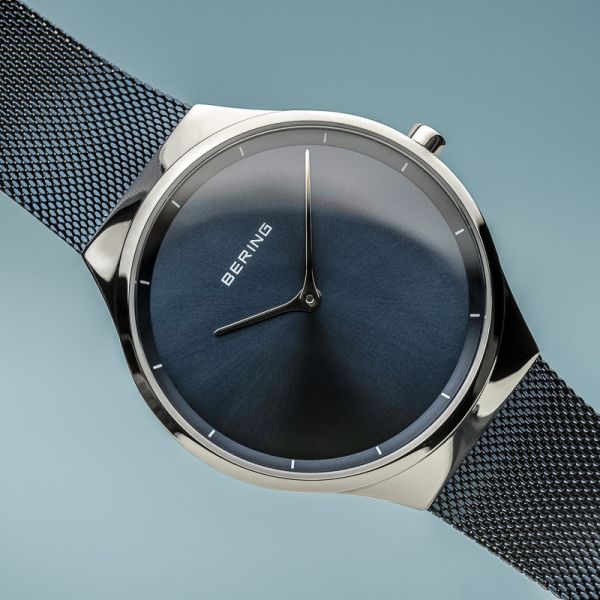 BERING UNISEX Armbanduhr Classic silber glänzend 12138-307 NEU