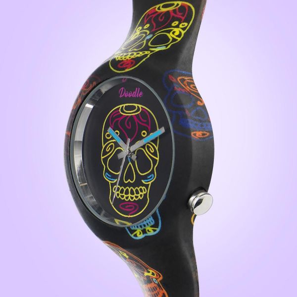 Doodle Uhr BLACK SKULL DOODLE WATCH DOCA004 NEU