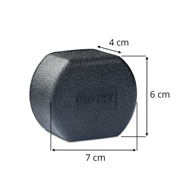 Beco Uhrenbeweger Boxy Fancy Brick - Carbon ohne Netzteil Artikel 70002-121 NEU