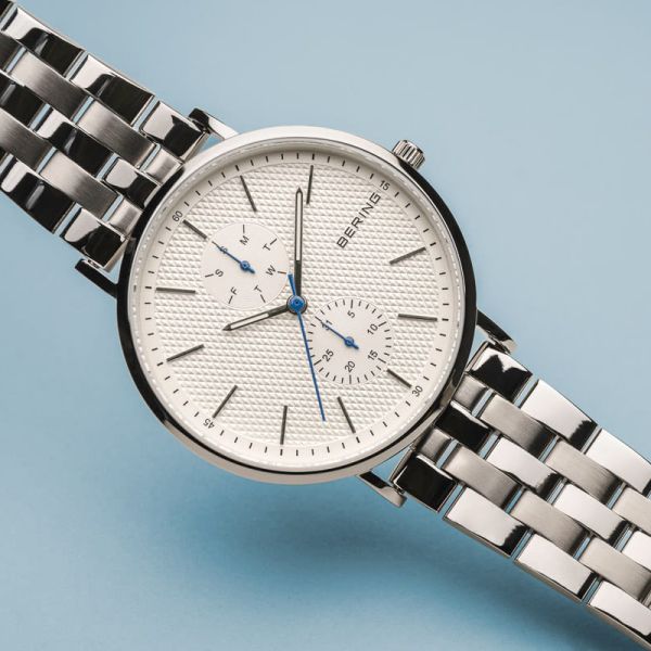 BERING Damen Armbanduhr Edelstahl silber glänzend 14236-700 NEU