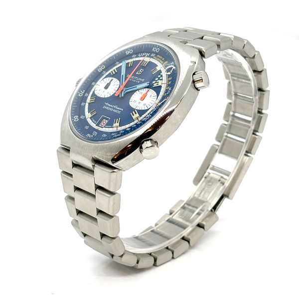 Breitling Vintage TransOcean Chrono Edelstahl Ref. 2119 Caliber-12 Revisioniert (26676)