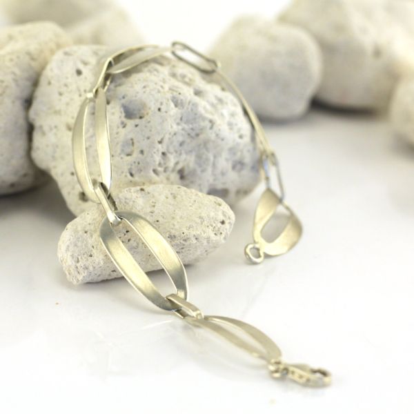 Silber Armband Gliederarmband 925er Silber 180 mm (134)