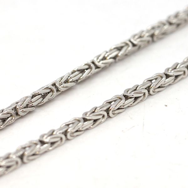 Königskette 925er Silber rhodiniert 60 cm 3,2 mm NEU